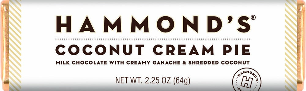 Hammond's Choc Bar Coc Cream Pie MC 2.25 oz 12/12ct