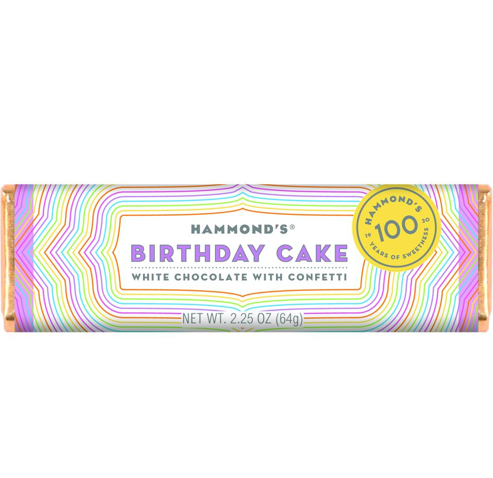 Hammond's Choc Bar Birthday Cake WC 2.25 oz 12/12ct