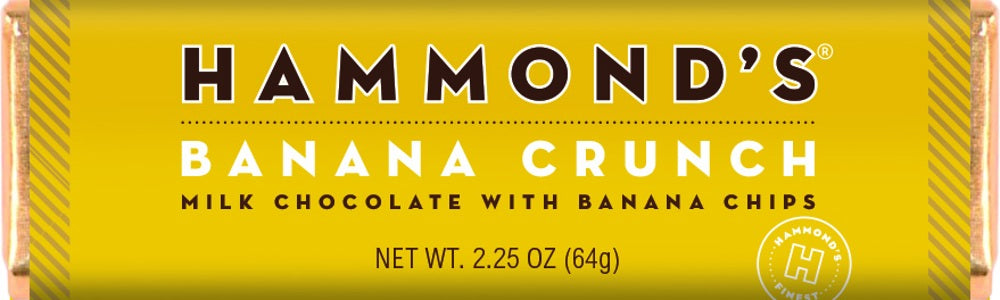 Hammond's Choc Bar Banana Crunch MC 2.25 oz 12/12ct