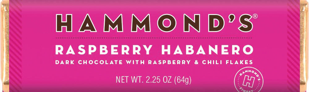 Hammond's Choc Bar Raspberry Habanero DC 2.25 oz 12/12ct