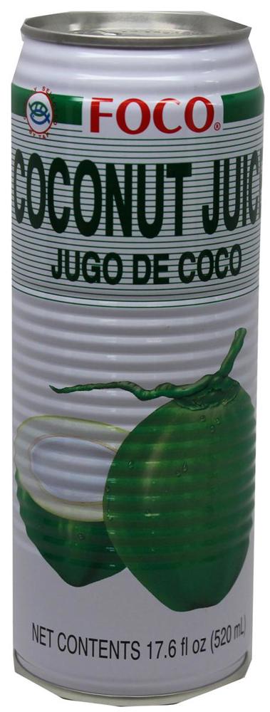 Foco Juice Coconut with Pulp 24ct 17.6oz