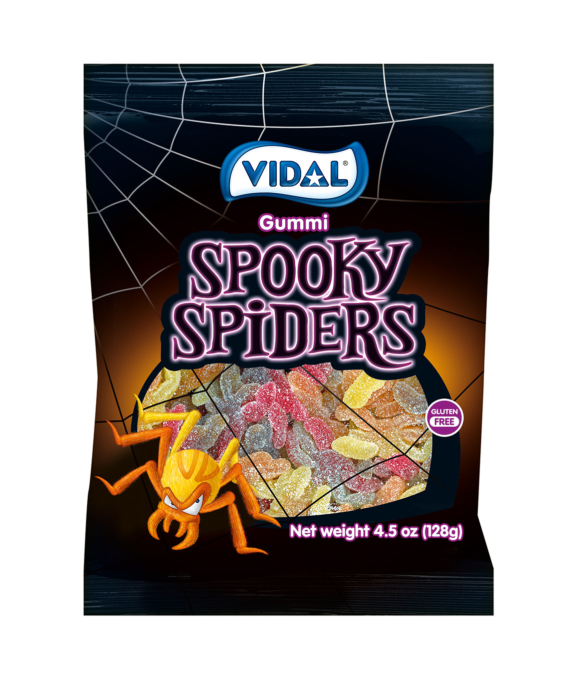 Vidal Halloween Spooky Spiders 14ct 4.5oz