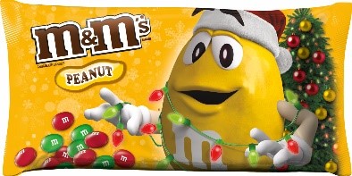 M&M's Xmas Peanut  10oz 1/12ct