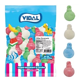 Vidal BulkChristmas Holiday Ornaments 2.2lb   1/12ct