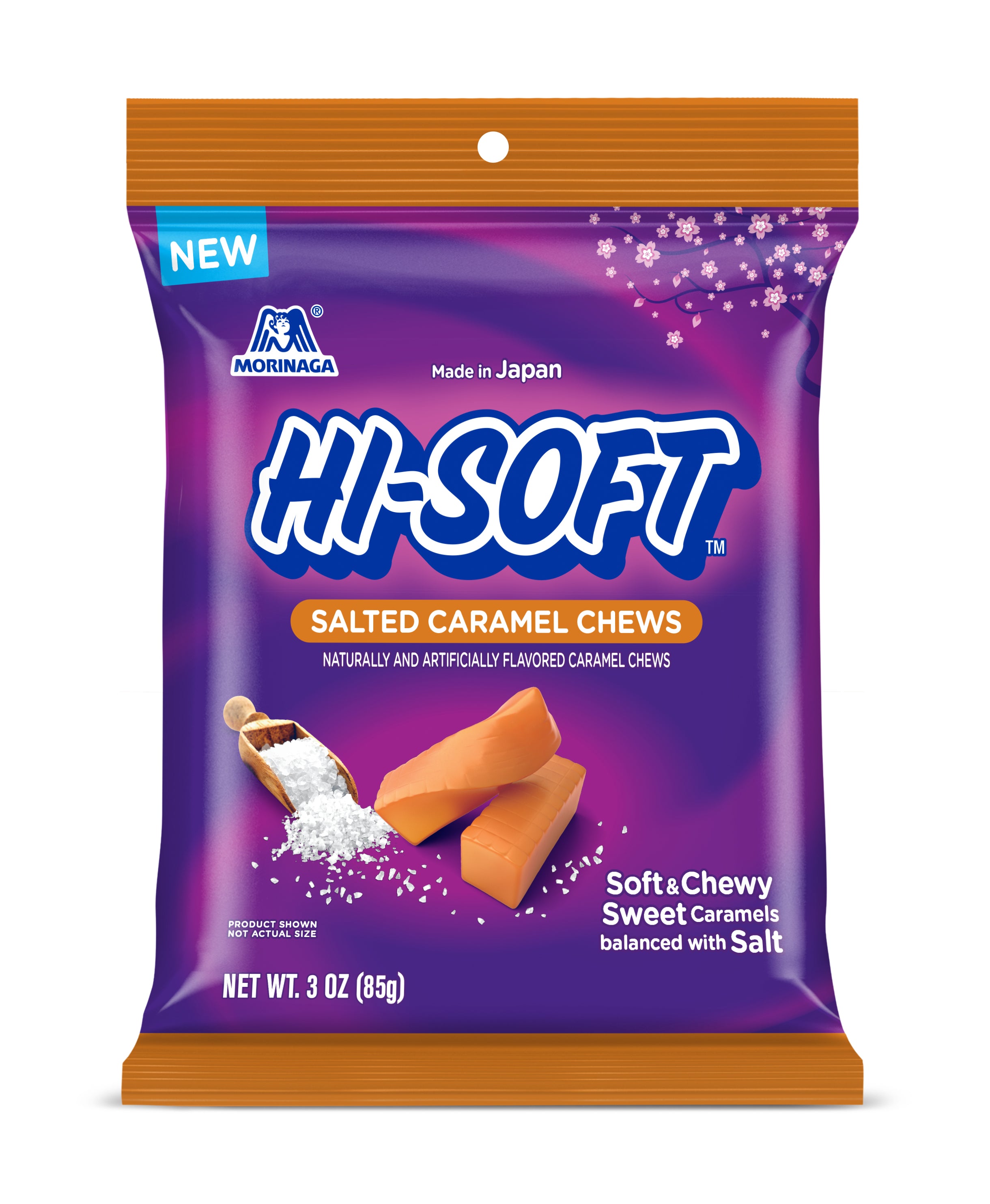 Hi-Soft Peg Bag Salted Caramel 3oz 1/6ct