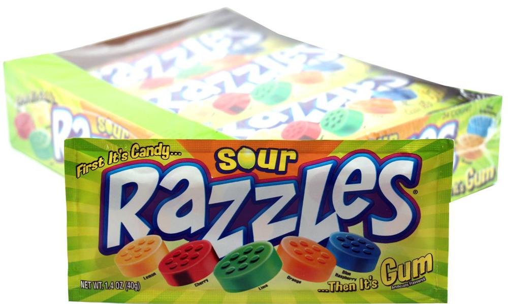 Razzles Count Goods Sour 12/24ct