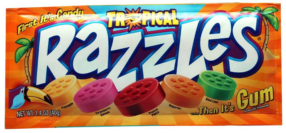 Razzles Count Goods Tropical 12/24ct