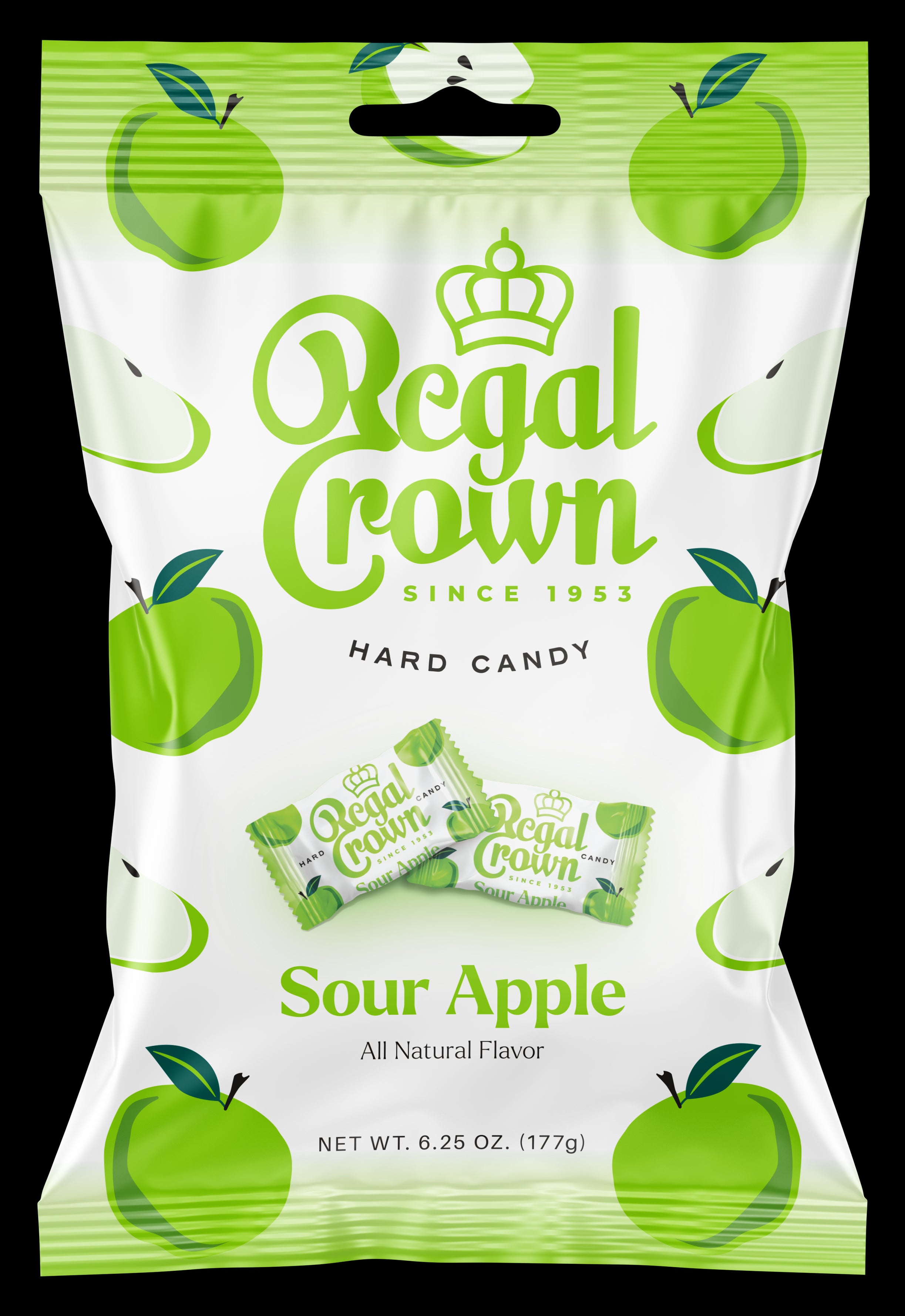 Regal Crown Bags Sour Apple 6.25oz 1/12ct