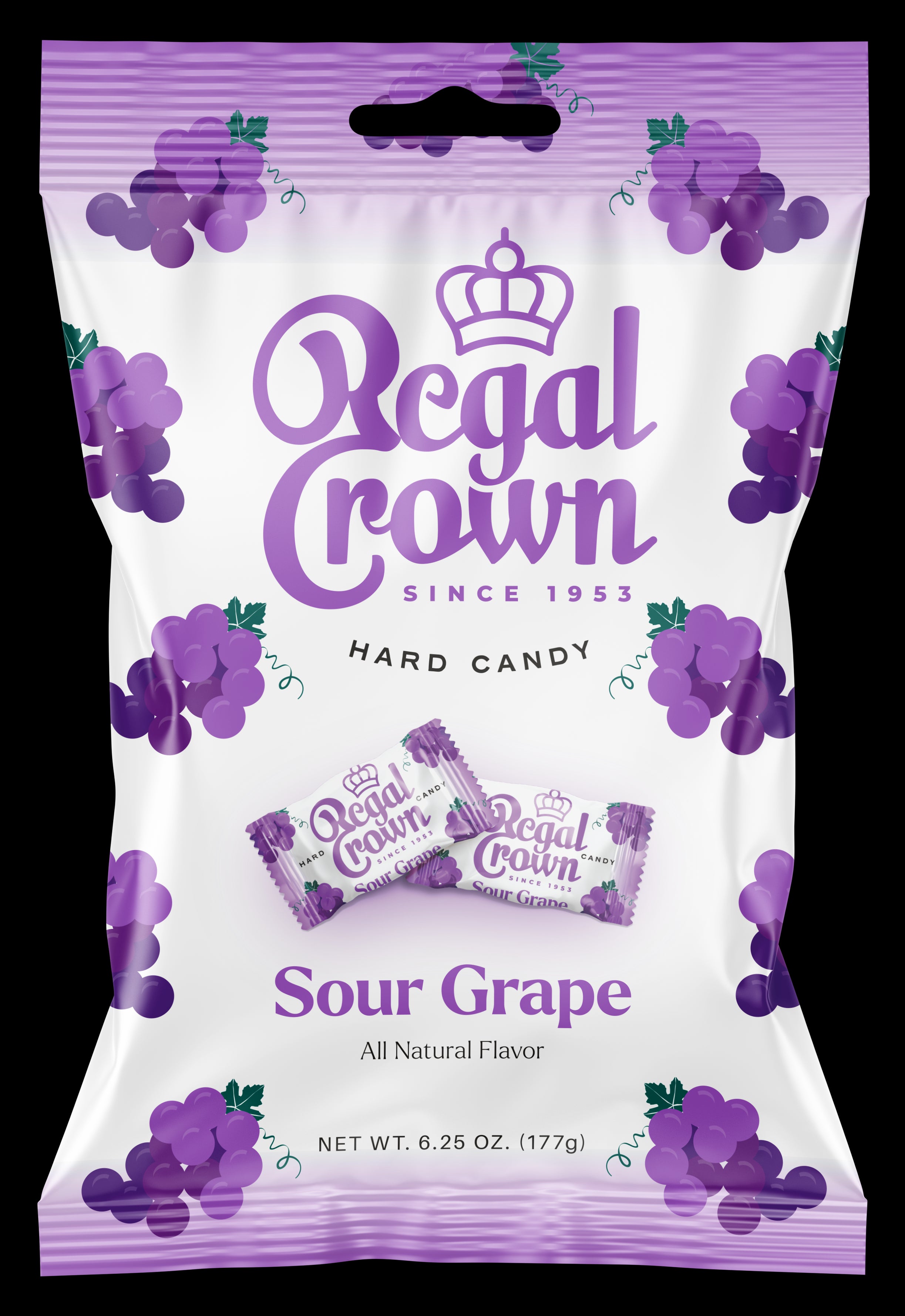 Regal Crown Bags Sour Grape 6.25oz 1/12ct