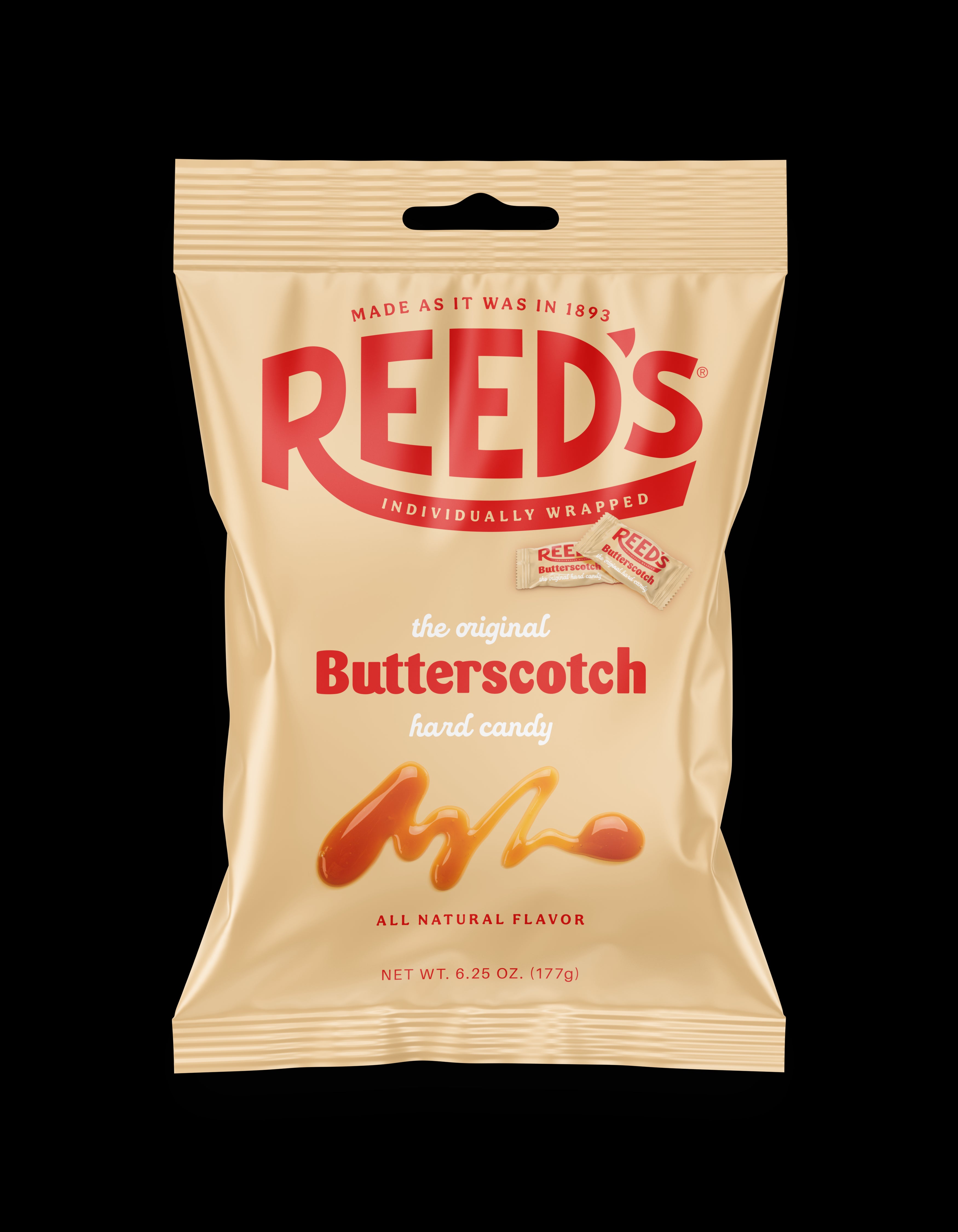 Reed's Bags Butterscotch 6.25oz 1/12ct