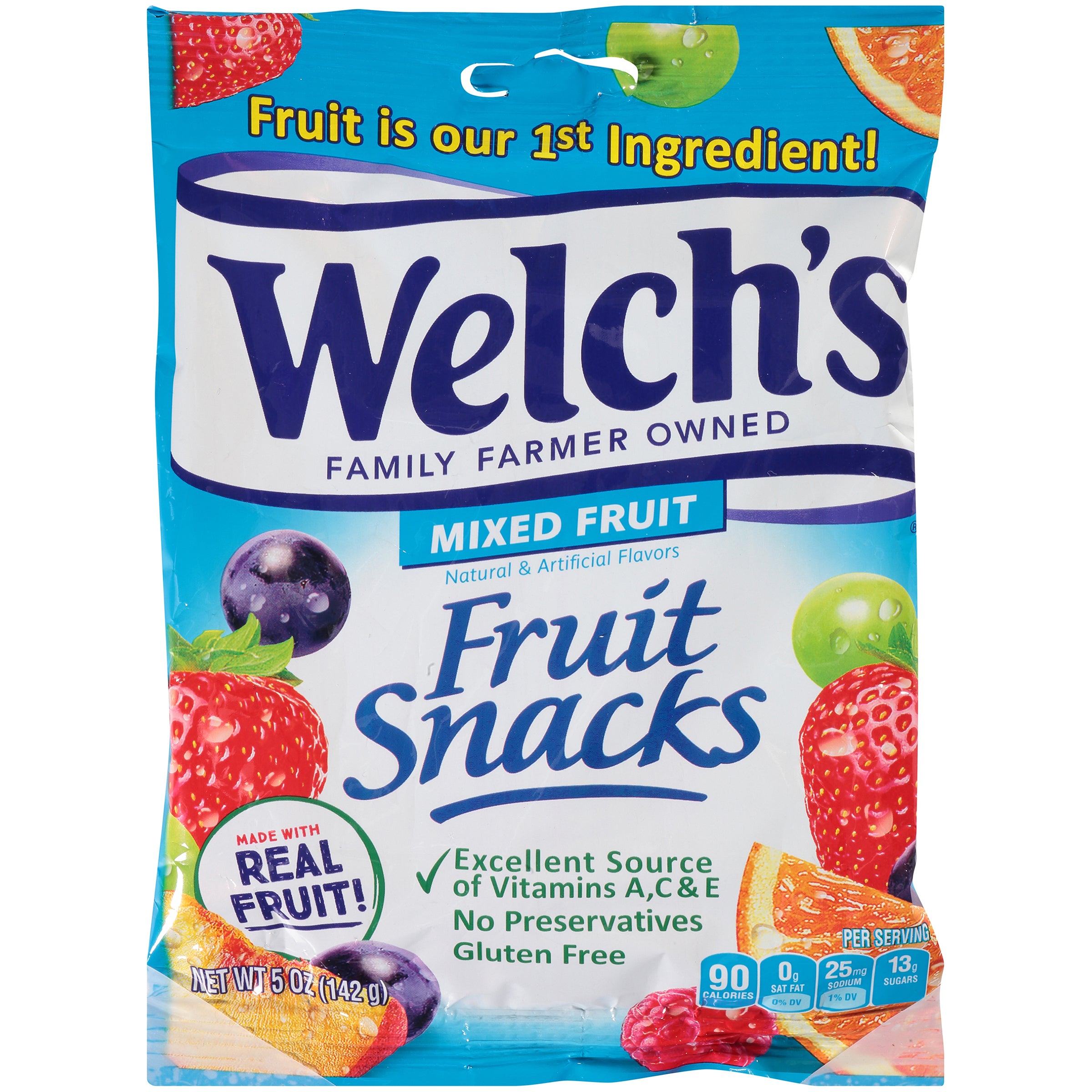 Promotion In Motion Welch's Fruit Snacks Peg Mixed 12ct 5oz