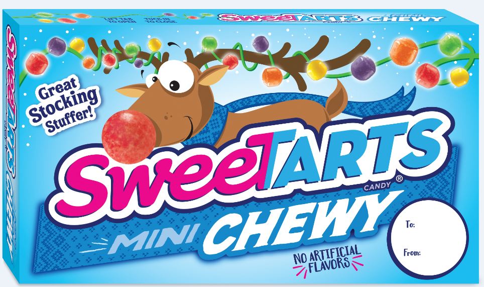 Nestle Christmas SweeTarts Mini Chewy Theatre Box 12ct 3.75oz