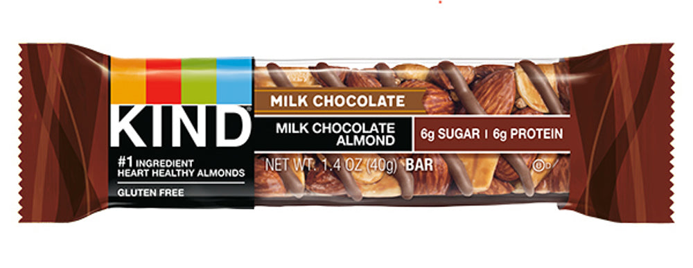 Kind Milk Chocolate Almond  Bar 1.4 Oz 6/12 ct