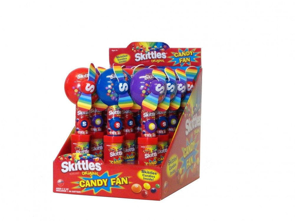 Candyrific Skittles Candy Fan  6/12 Ct