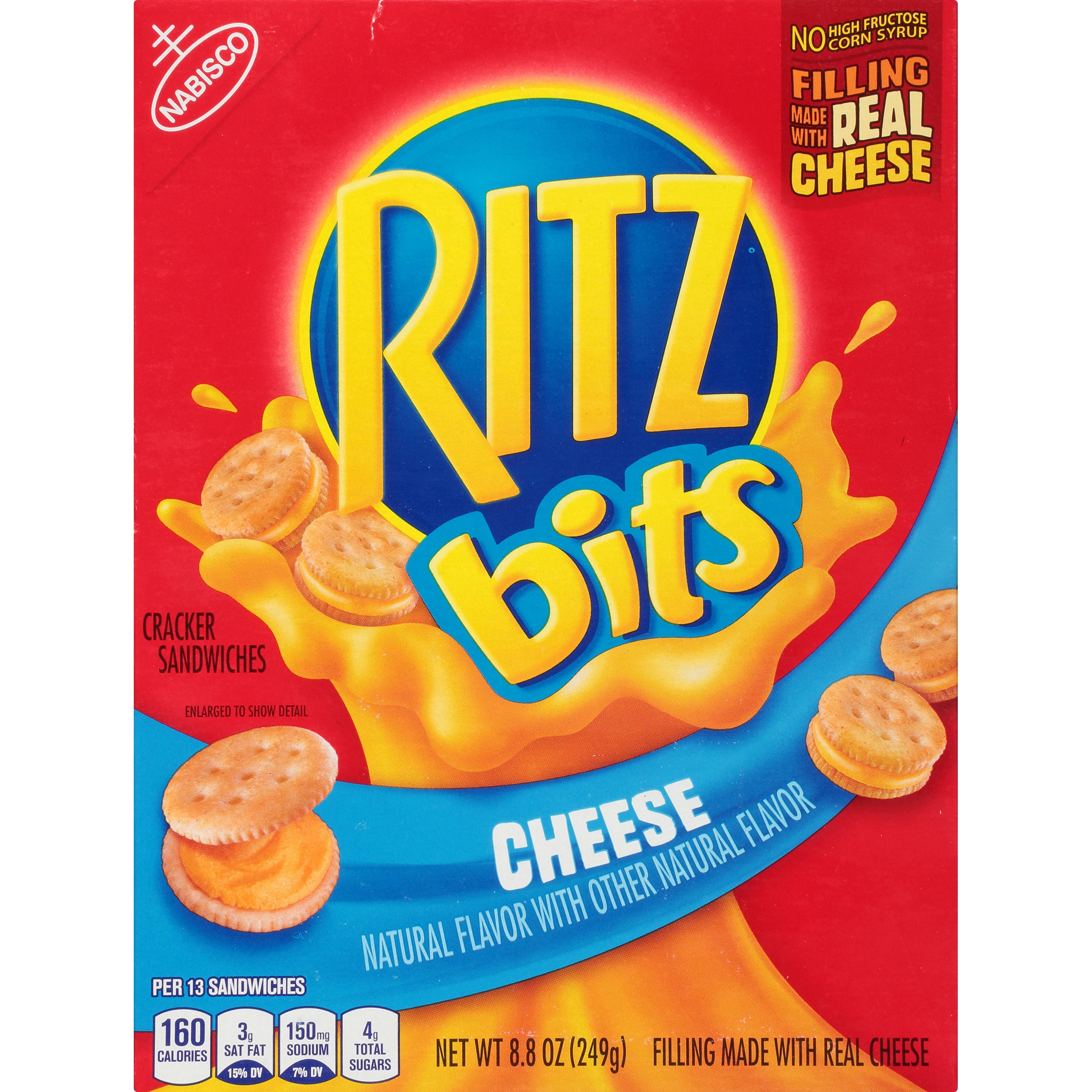 Mondelez Grocery Pak Ritz Bits Cheese Sandwich 12ct 8.8oz