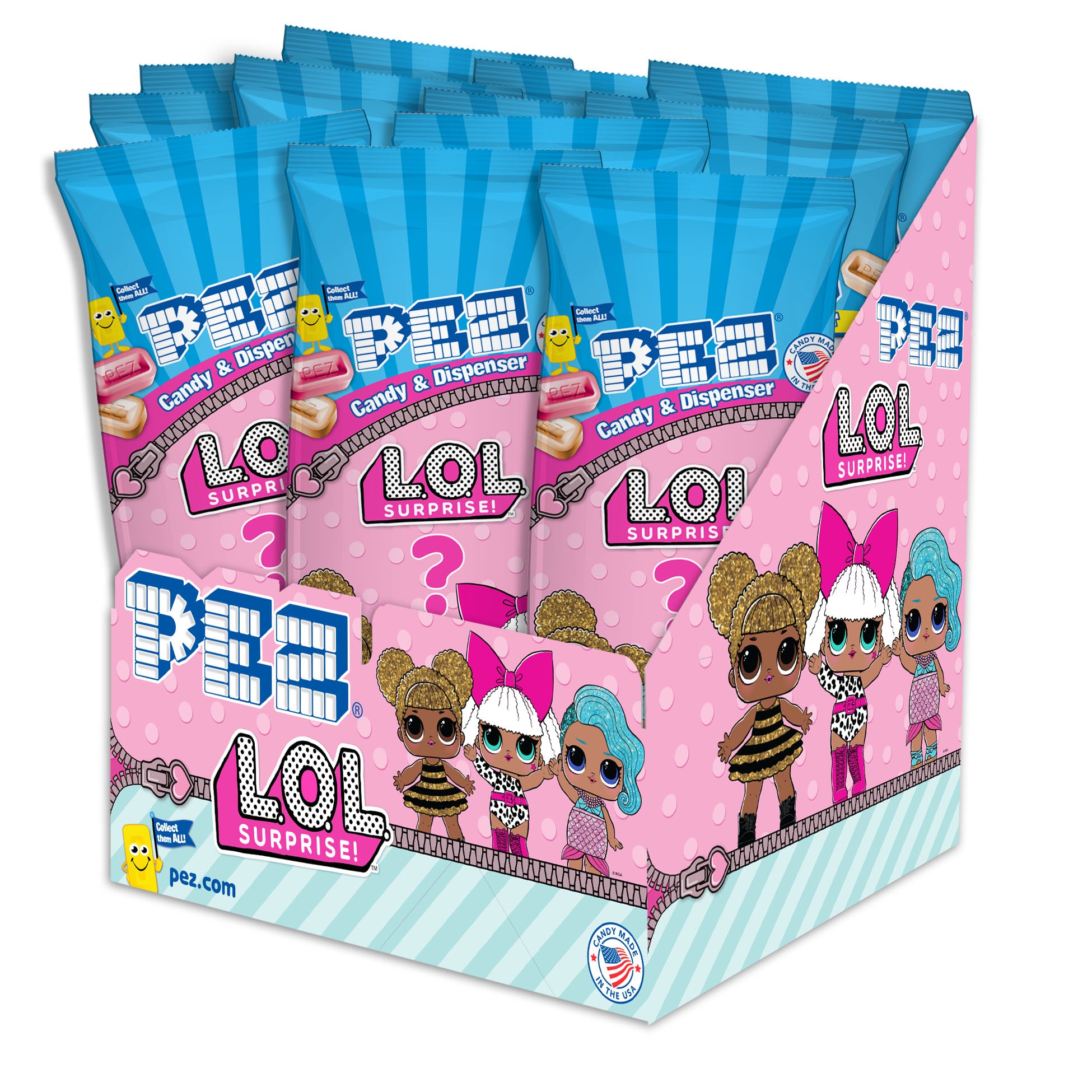 Pez Poly Pack Assortment LOL Surprise 12/12ct 0.58oz