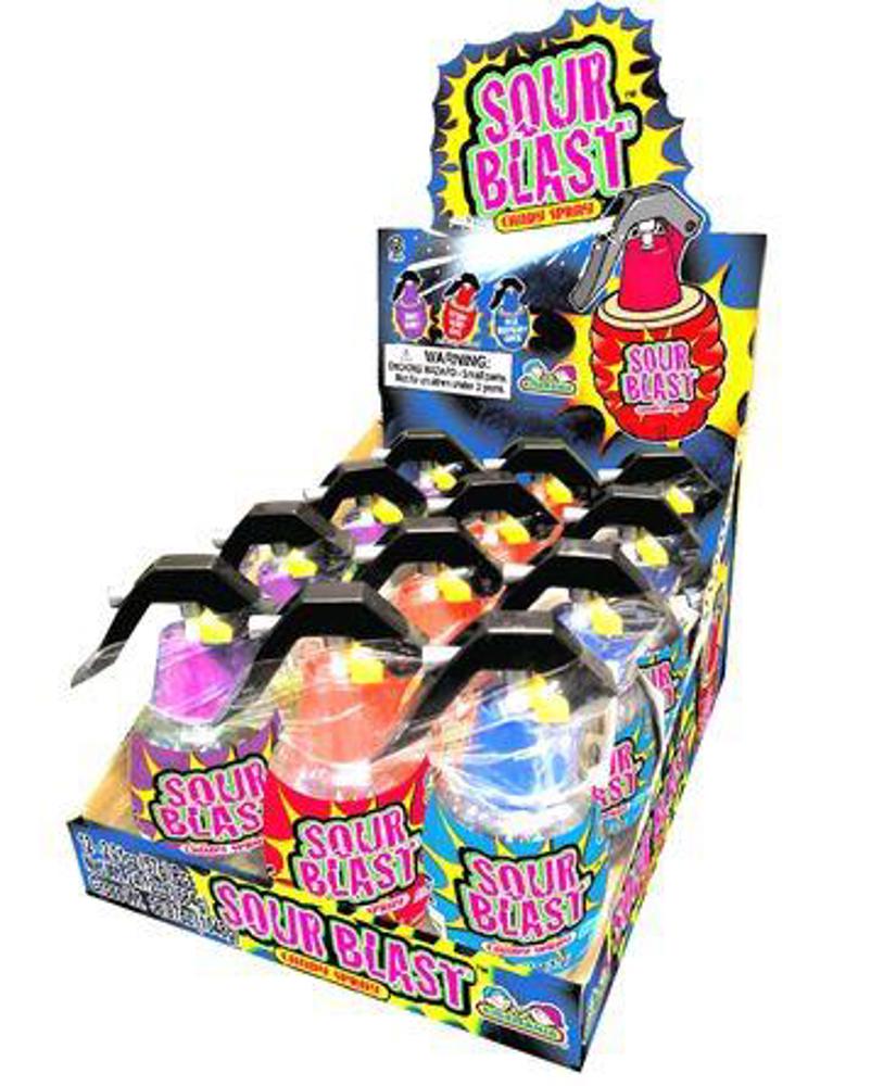 Kidsmania Novelty Sour Blast Candy Spray 12/12ct 2oz