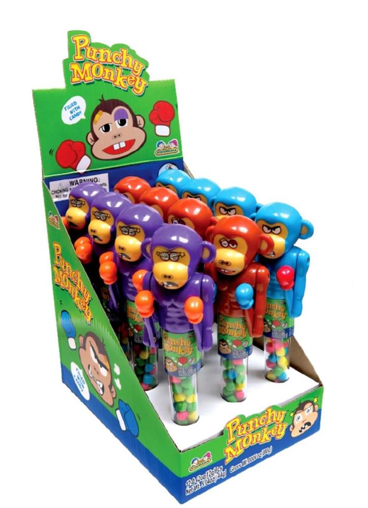 Kidsmania Novelty Punchy Monkey 12/12ct 0.46oz