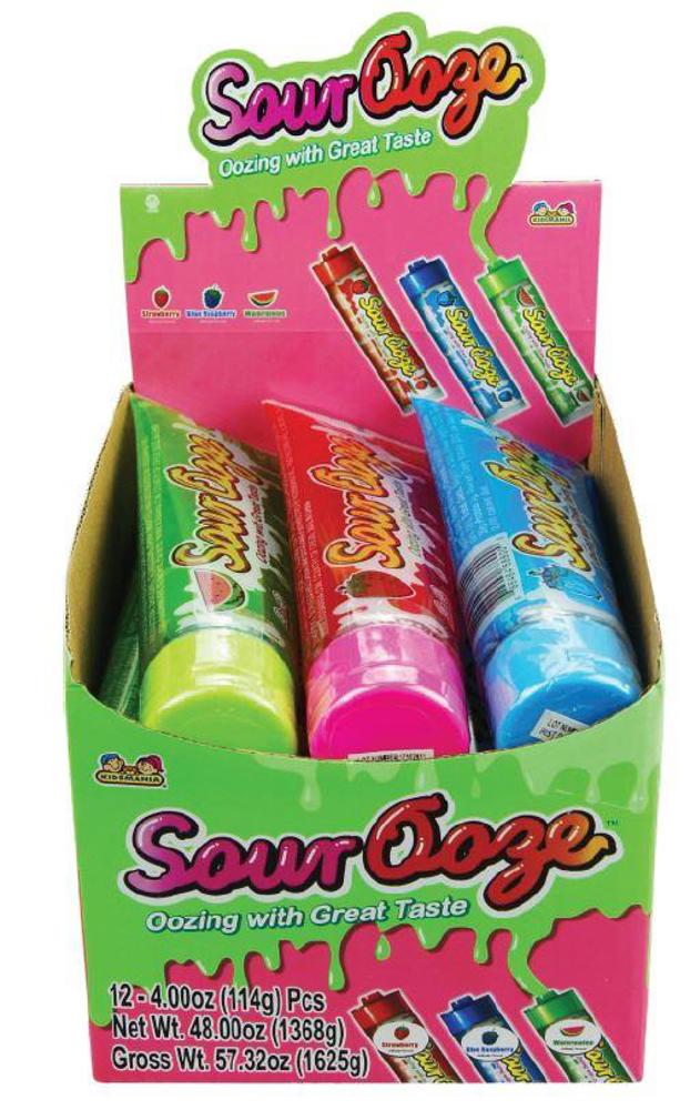 Kidsmania Novelty Sour Tube 8/12ct 4oz