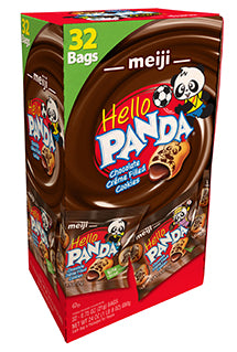 Meiji Hello Panda Pouch Chocolate 32/8ct 0.75oz