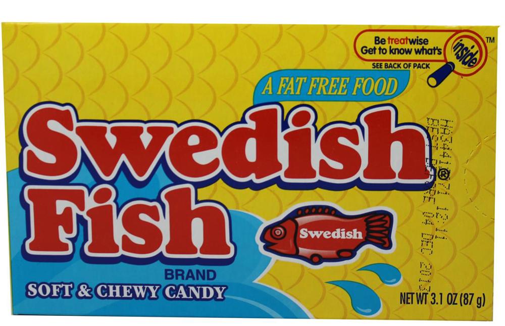 Mondelez Theater Box Swedish Fish Red 12ct 3.1oz