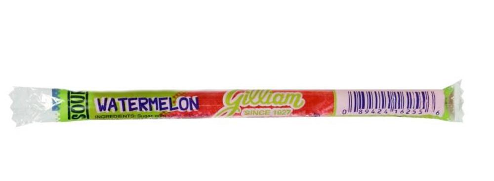 Gilliam Old Fashioned Sticks Sour Watermelon 12/80ct 0.05oz