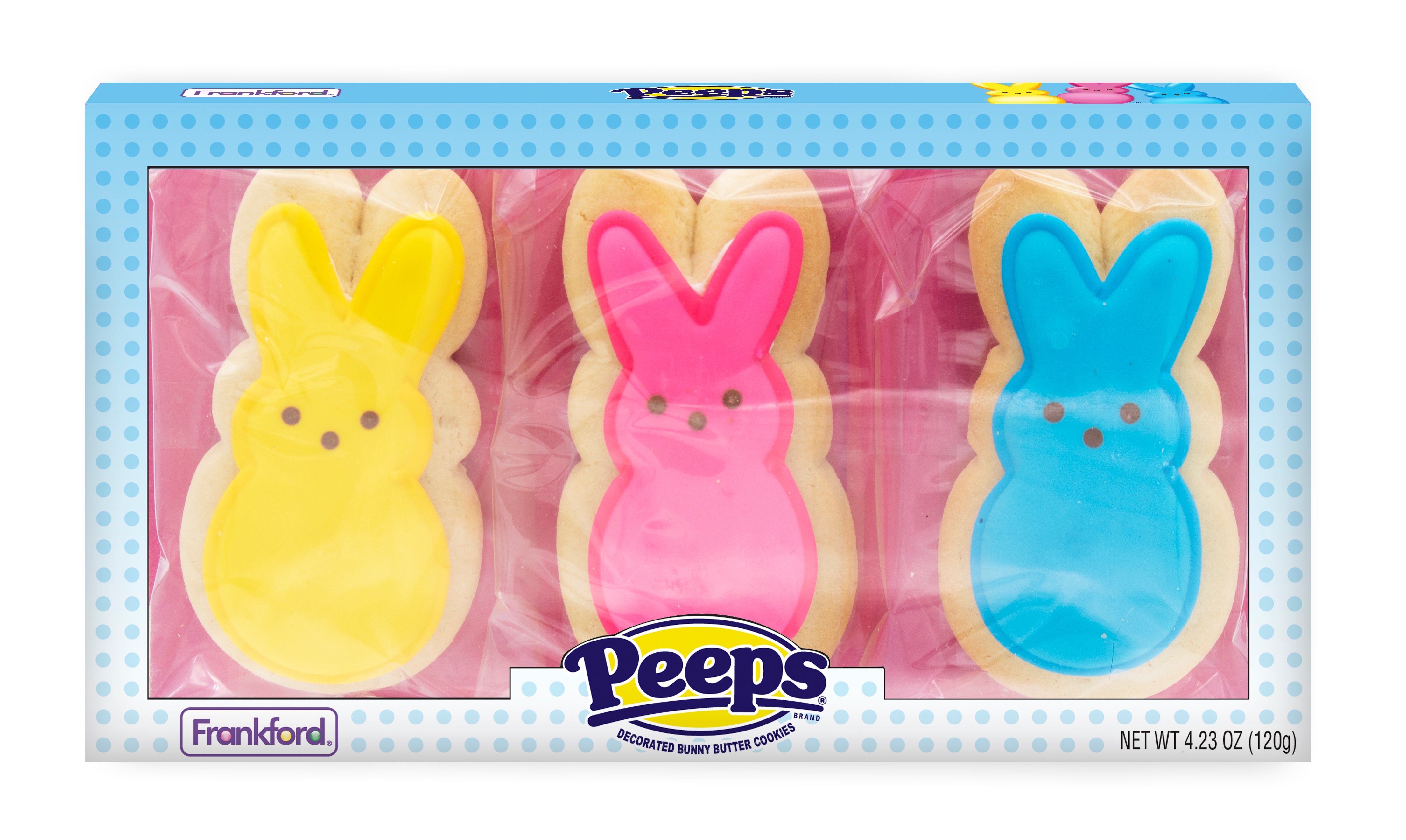 Peeps Bunny Cookies - 3 Pack 4.23oz 6ct