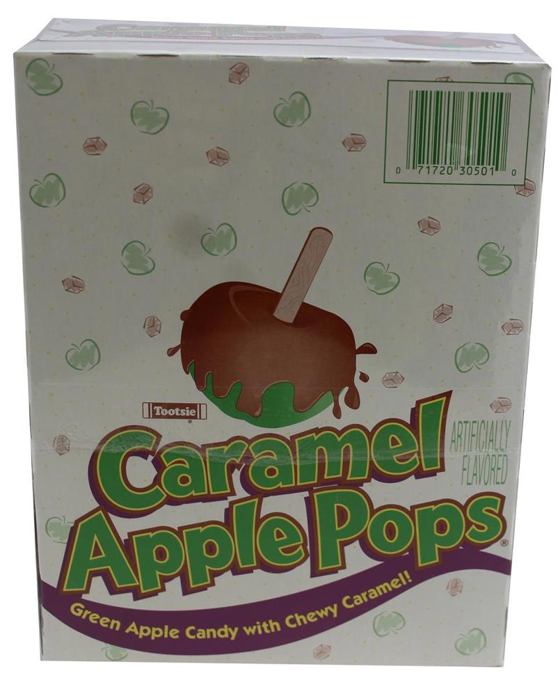 Tootsie Roll 15 Cent Line Caramel Apple Pops 12/48ct