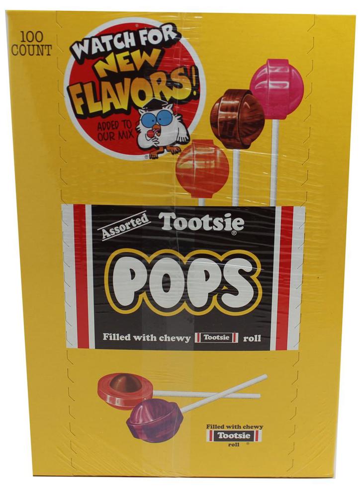 Tootsie Roll 15 Cent Line Pops Assorted 10/100ct