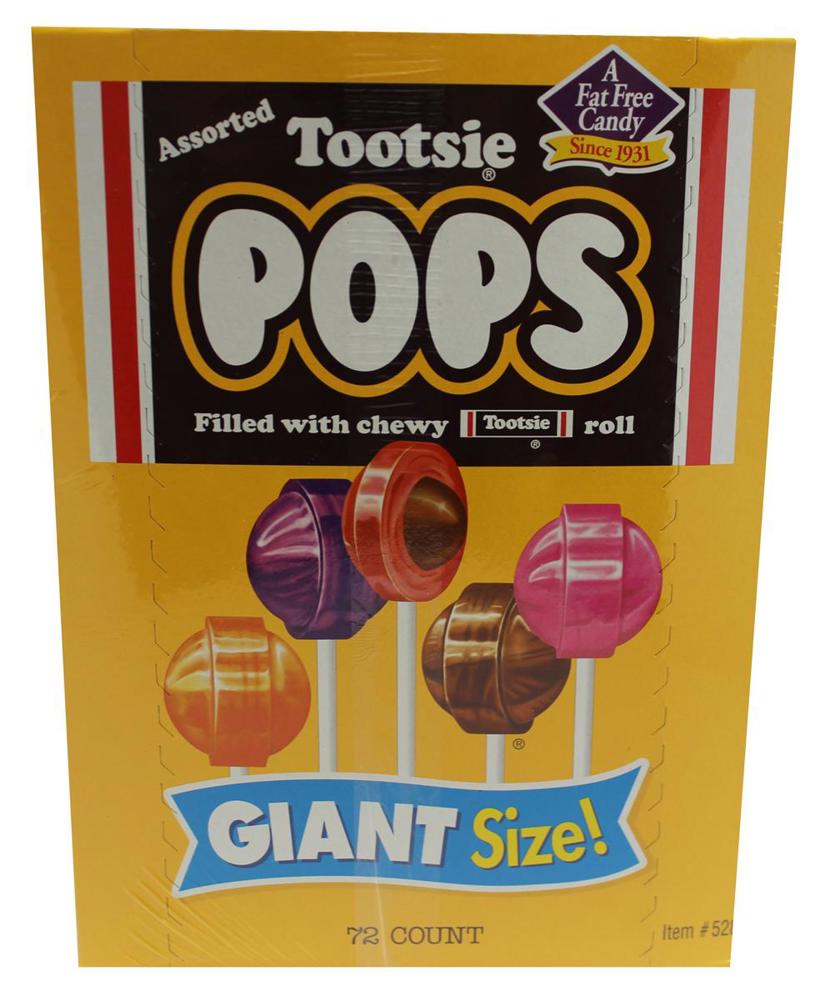 Tootsie Roll 15 Cent Line Pops Giant 10/72ct