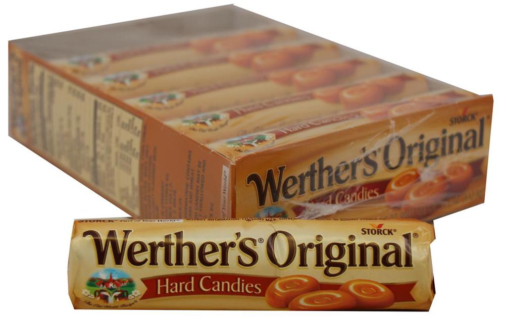 Storck Werther's Count Goods Original Hard Roll 12/12ct 1.8oz