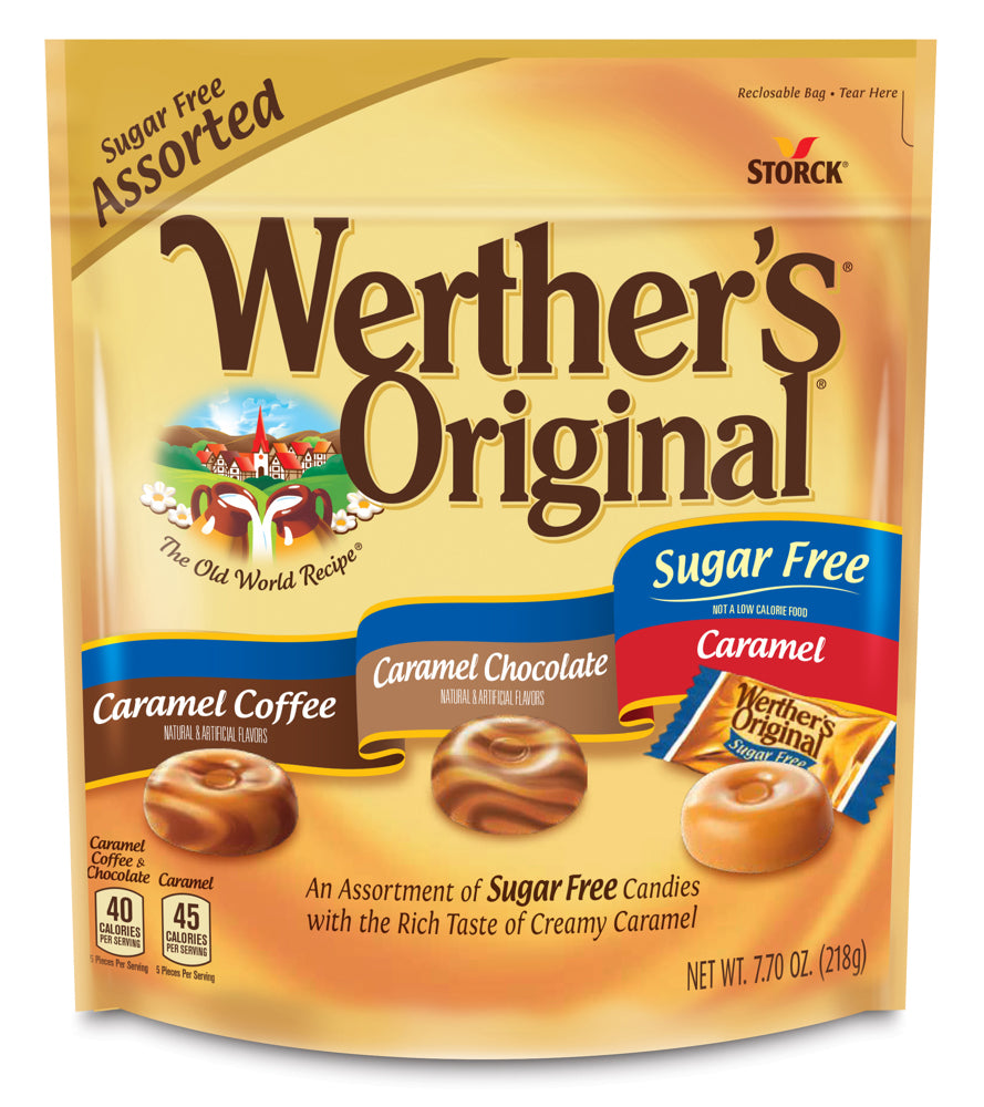 Werther's Original  Sugar Free Stand Up Bag 7.7oz  1/12ct