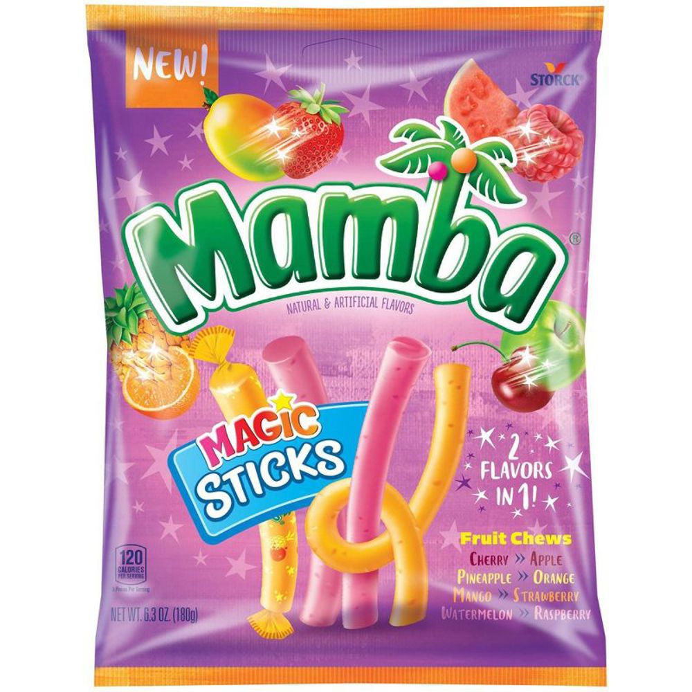 Mamba Magic Sticks Peg Bag 6.3 oz   1/12ct