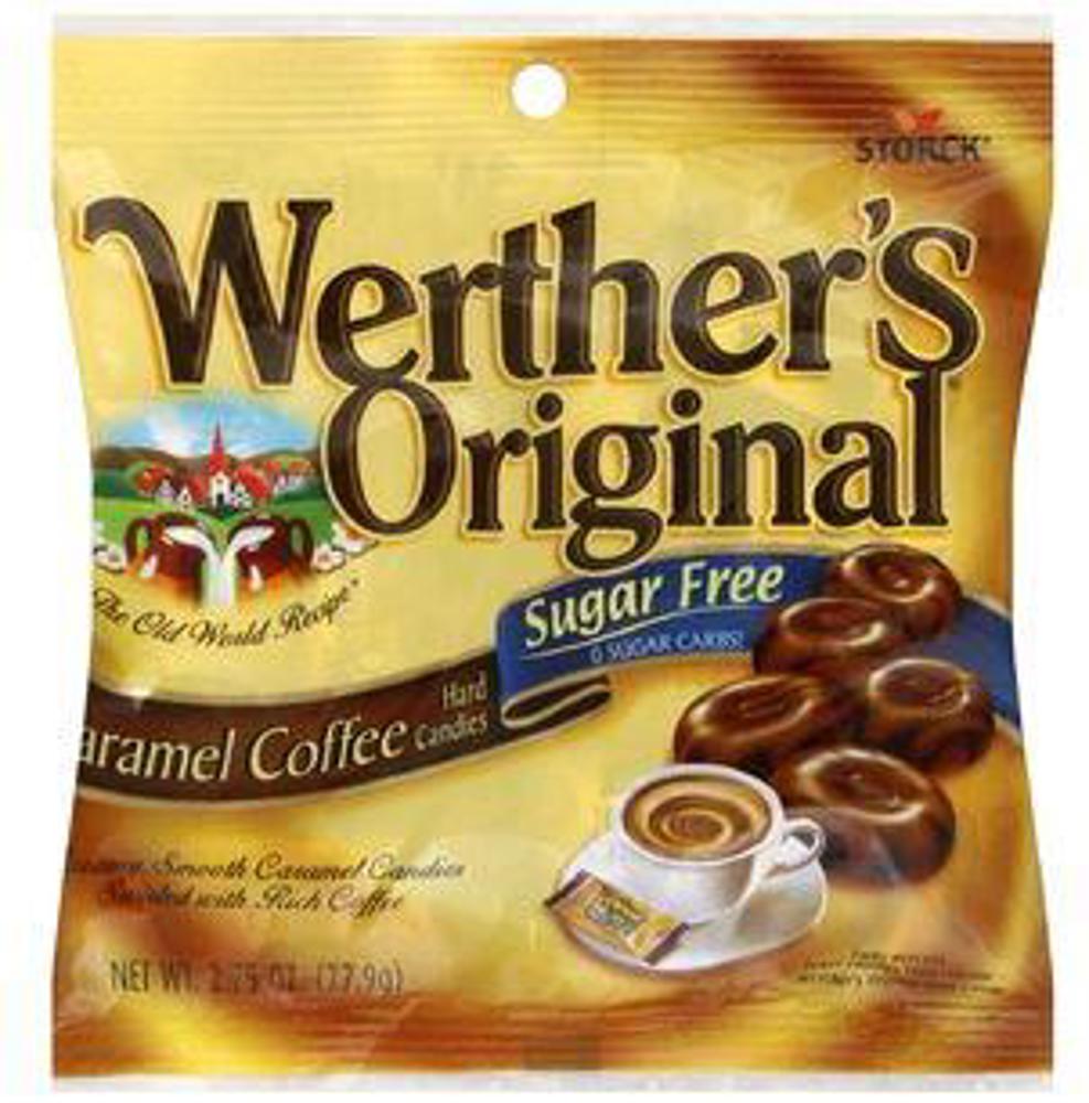 Storck Medium Peg Bags Werther's Original SF Coffee 12ct 2.75oz