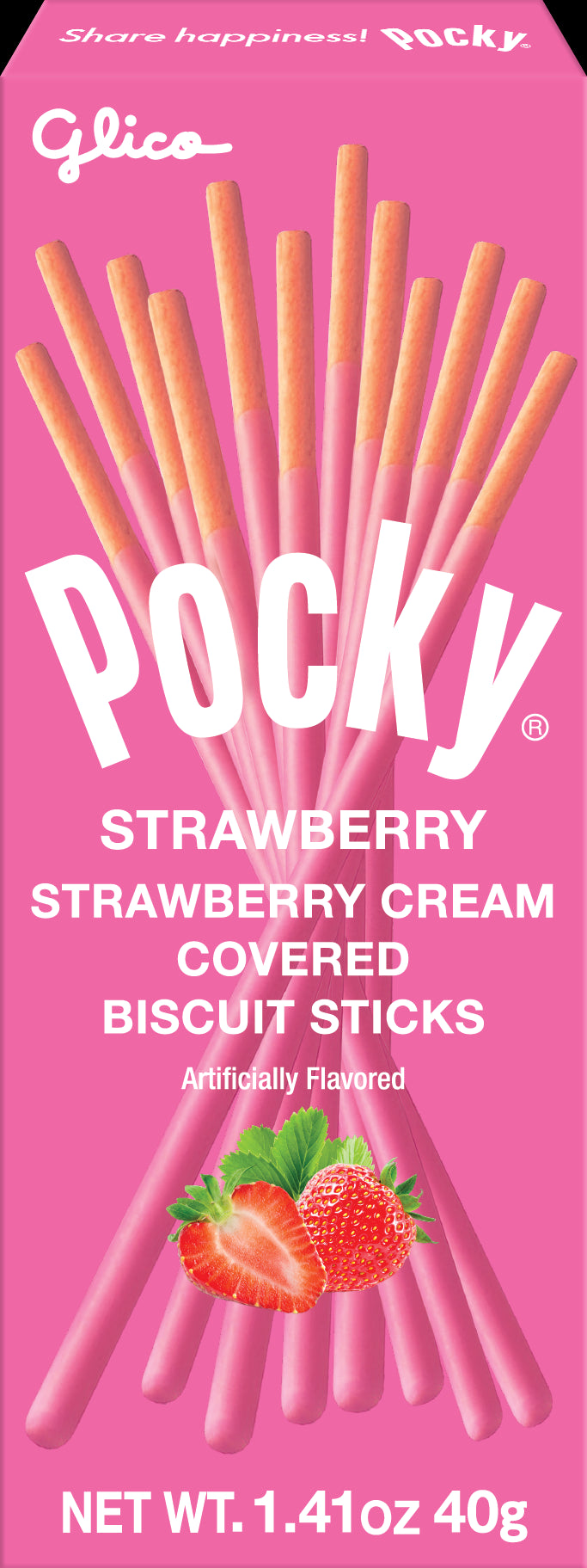 Pocky Strawberry 20/10ct 1.41oz