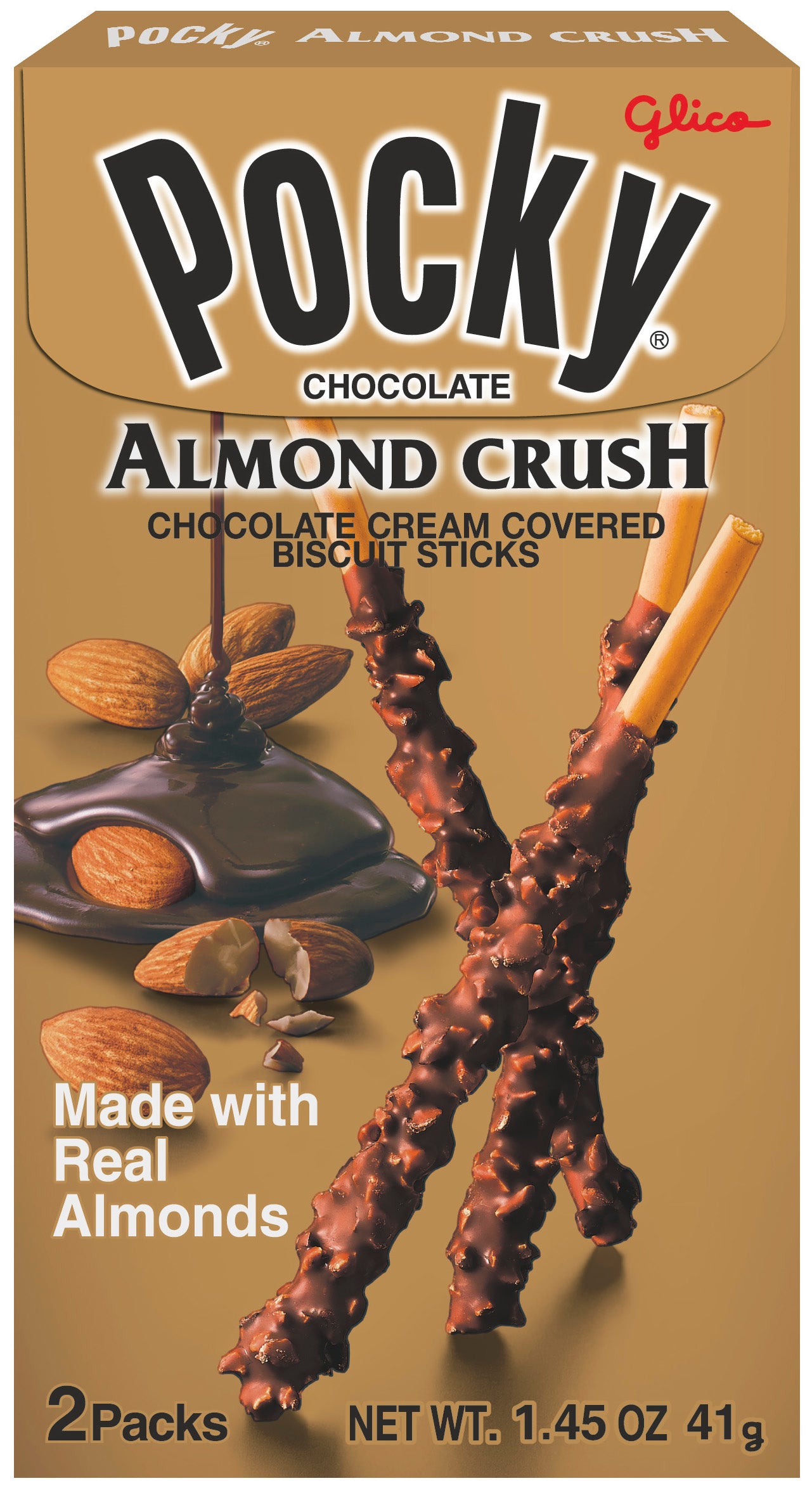 Pocky Almond Crush  1.45oz 12/10ct