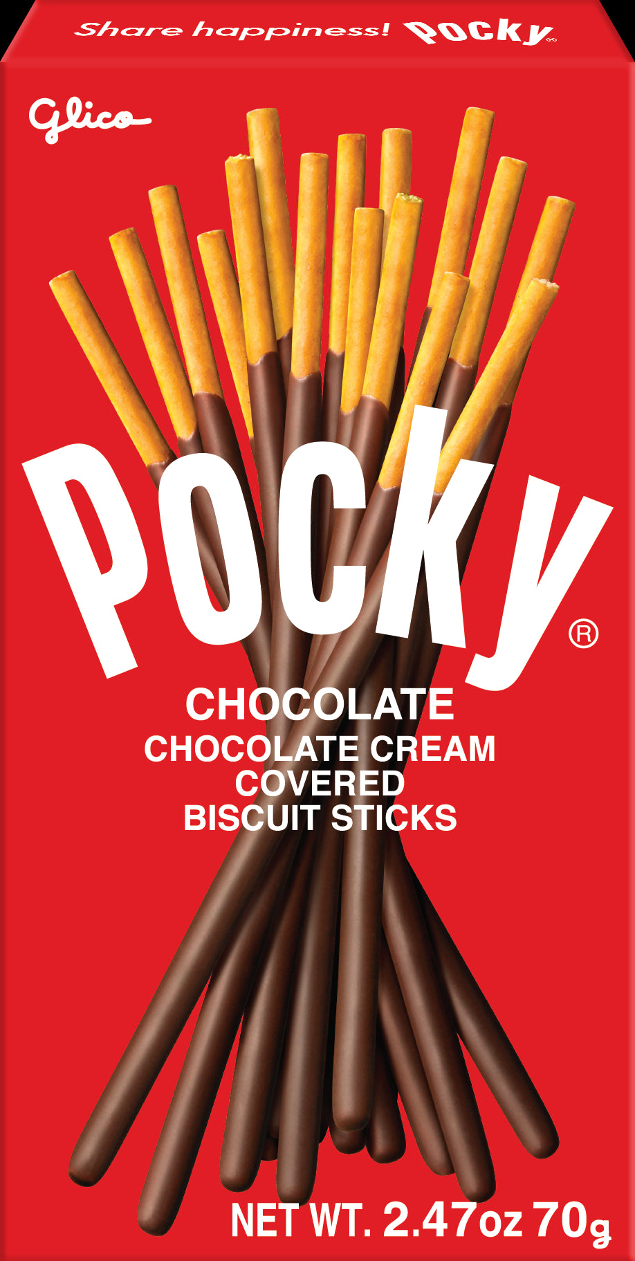 Pocky Chocolate 2.47oz 12/10ct