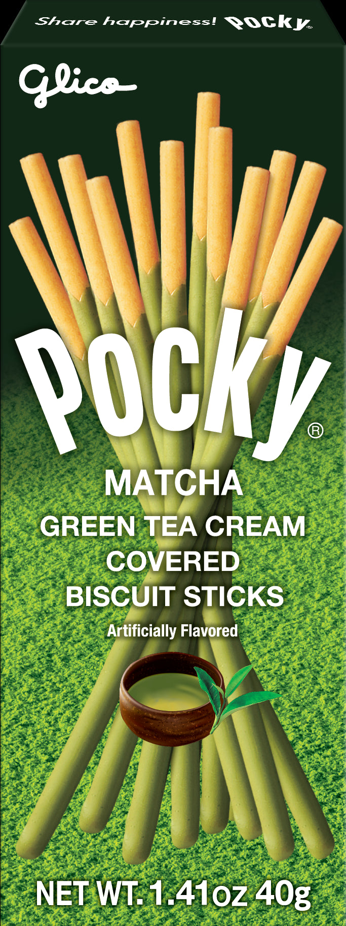 Pocky Matcha (Green Tea) 20/10ct 1.41oz