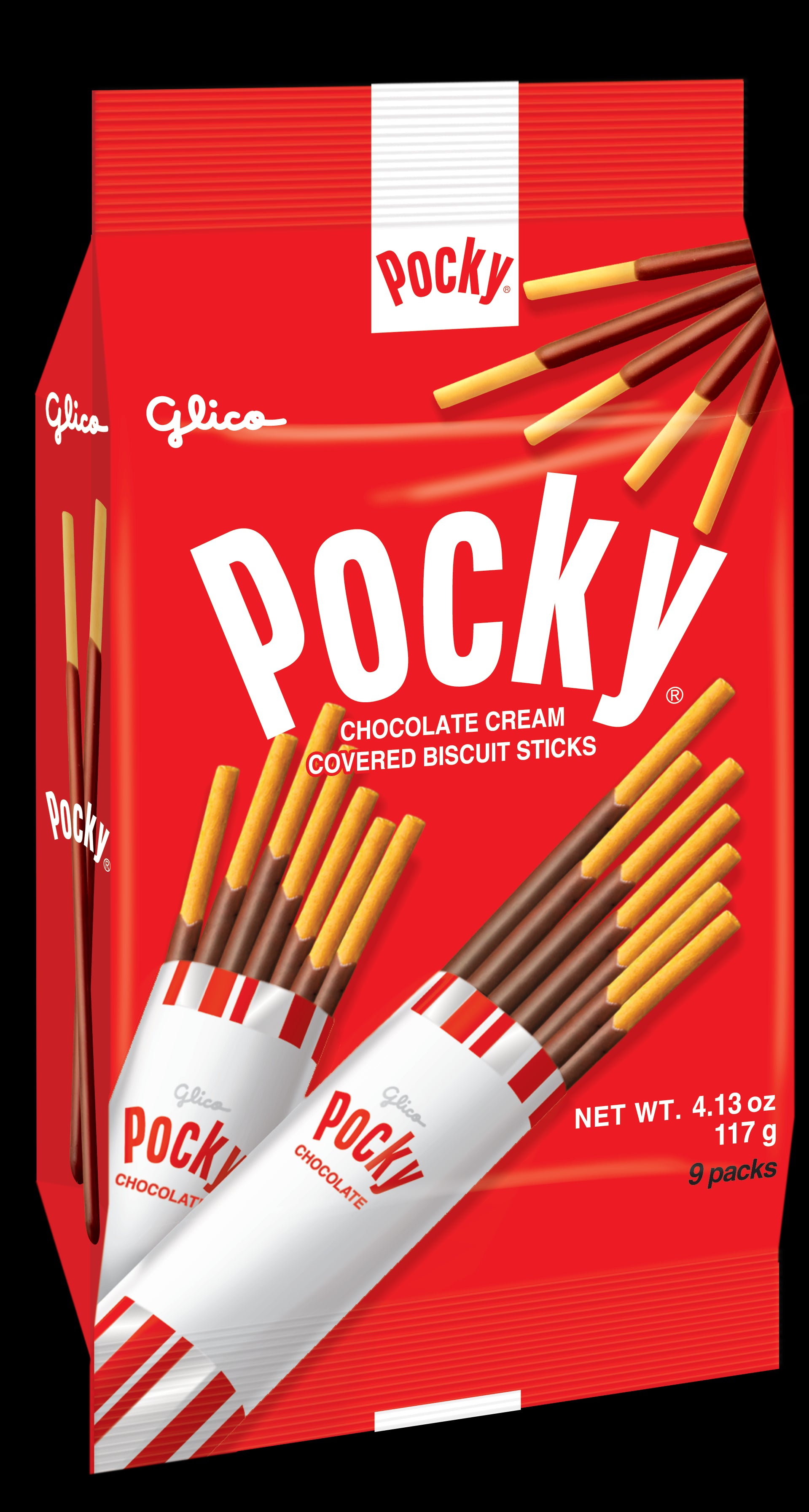 Pocky Chocolate Family Pack 5pc 3.81oz  4/5ct