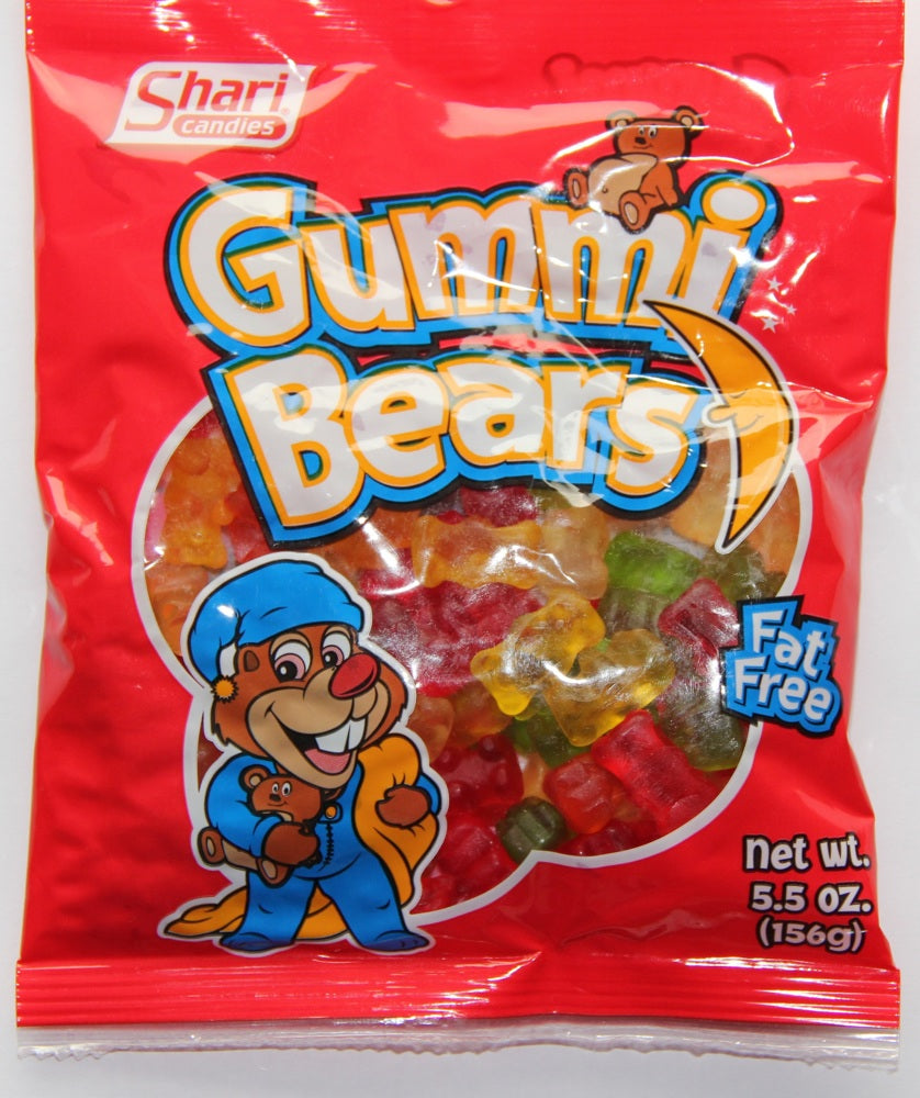 Taste Of Nature Peg Shari Gummi Bears Bag 12ct 6oz