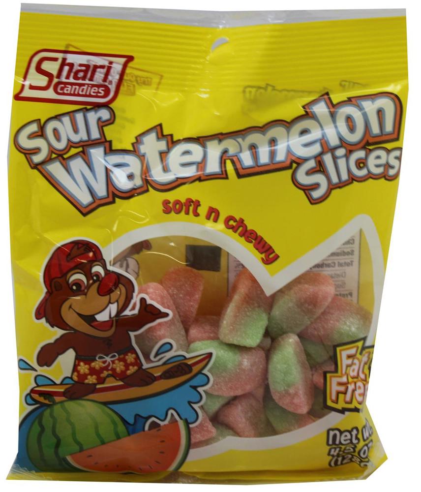 Taste Of Nature Peg Shari Items Sour Watermelon Slices 12ct 4.5oz