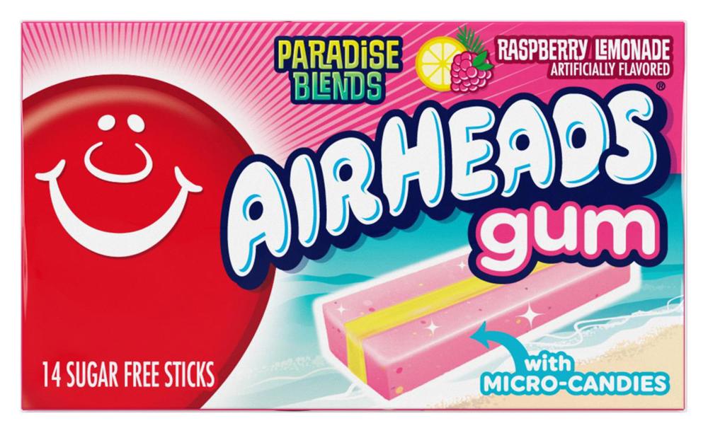 Perfetti Airheads Gum Raspberry Lemonade 1.185oz  12/12 ct