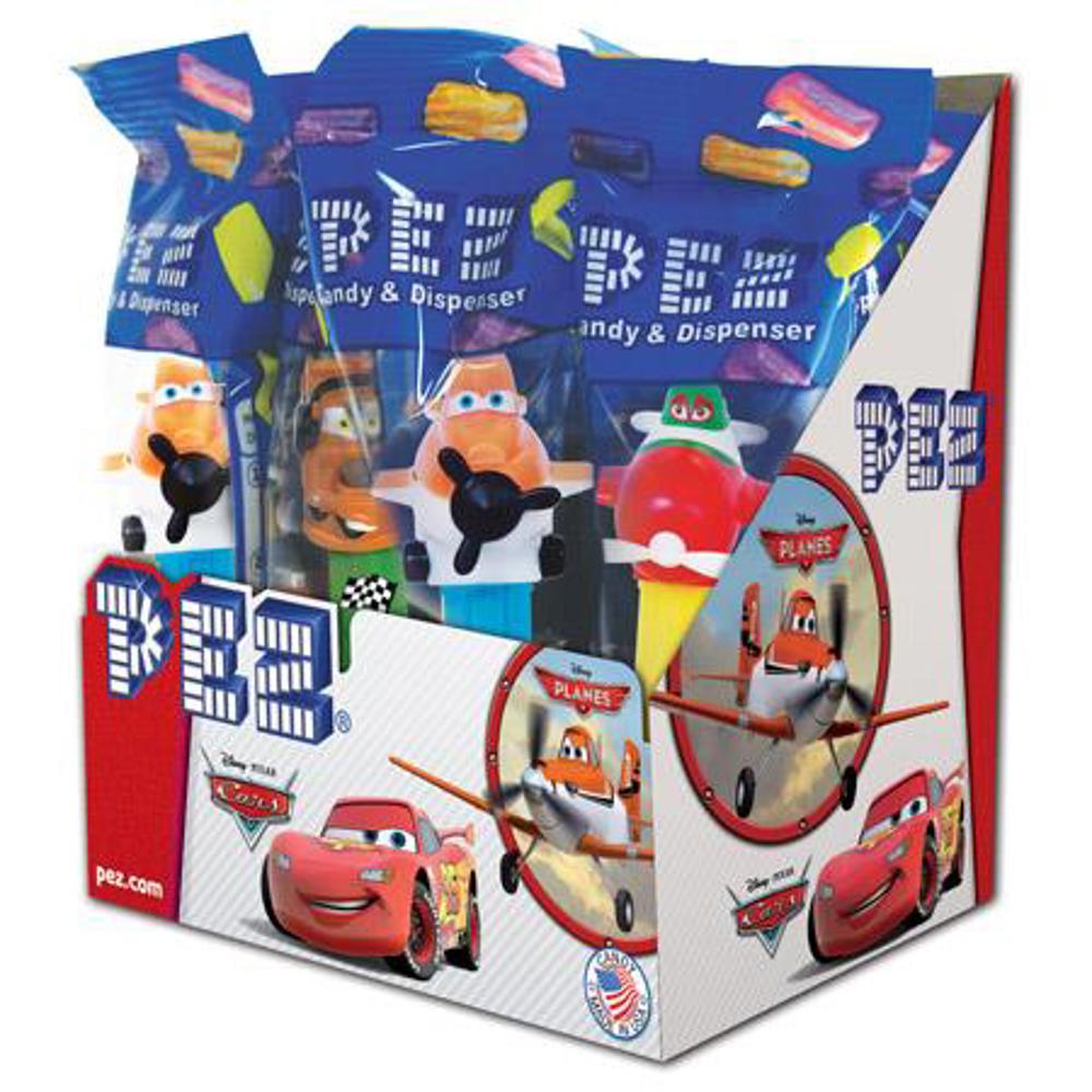 Pez Poly Pack Assortment Disney Cars / Planes 12/12ct 0.58oz