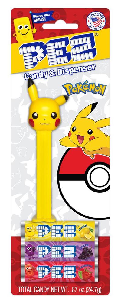 Pez Blister Packs Pokeman Assortment 3/12ct 0.87oz