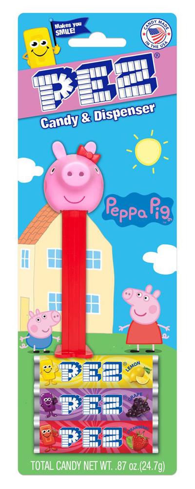 Pez Blister Pack Peppa the Pig  Assortment  .87oz 3/12ct