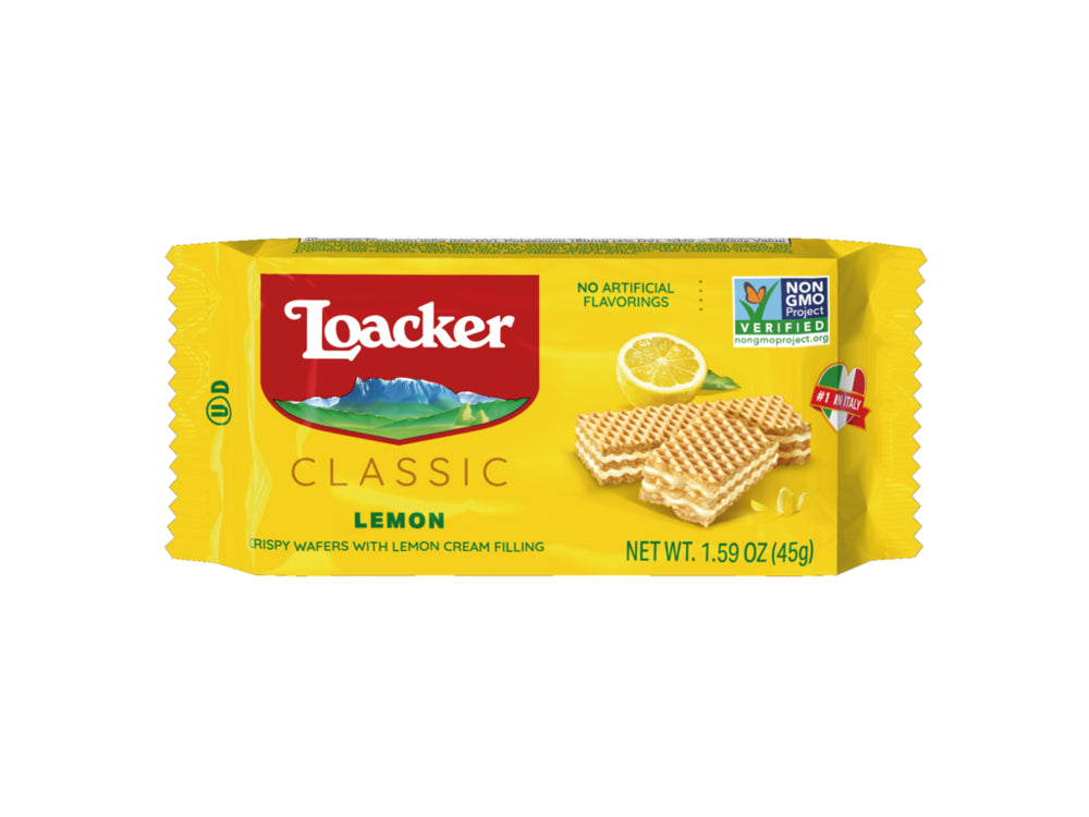 Loacker Wafers (3) Lemon 12/12ct 1.59oz