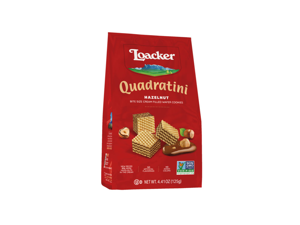 Loacker Quadratini  Hazelnut 125g (4.41oz) 1/6ct