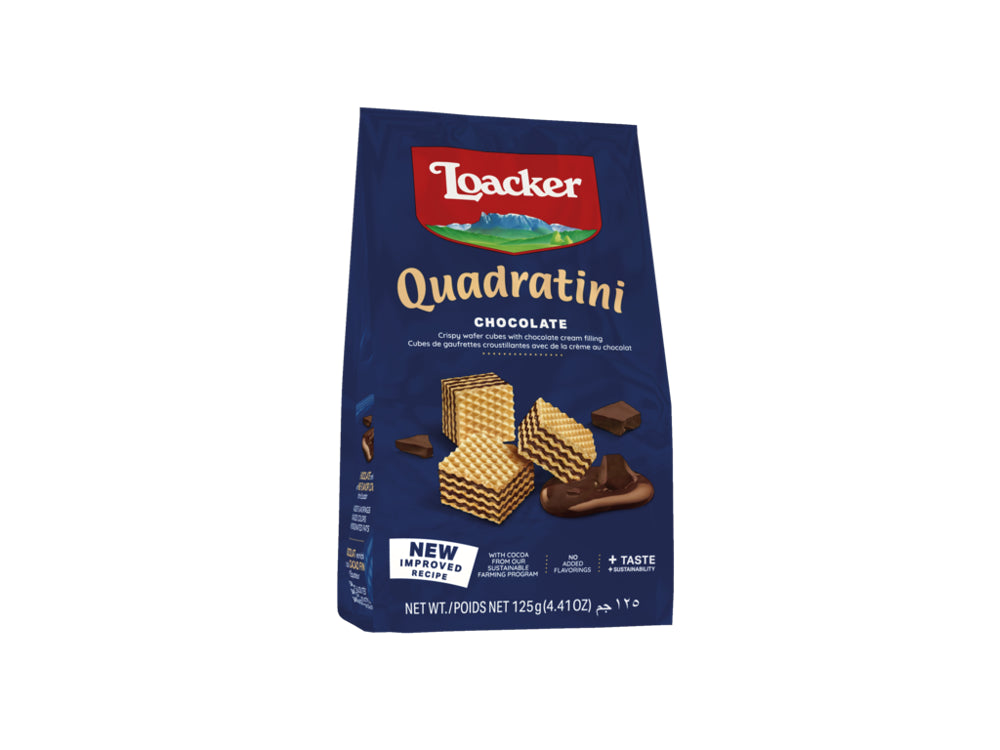 Loacker Quadratini  Chocolate 125g (4.41oz) 1/6ct