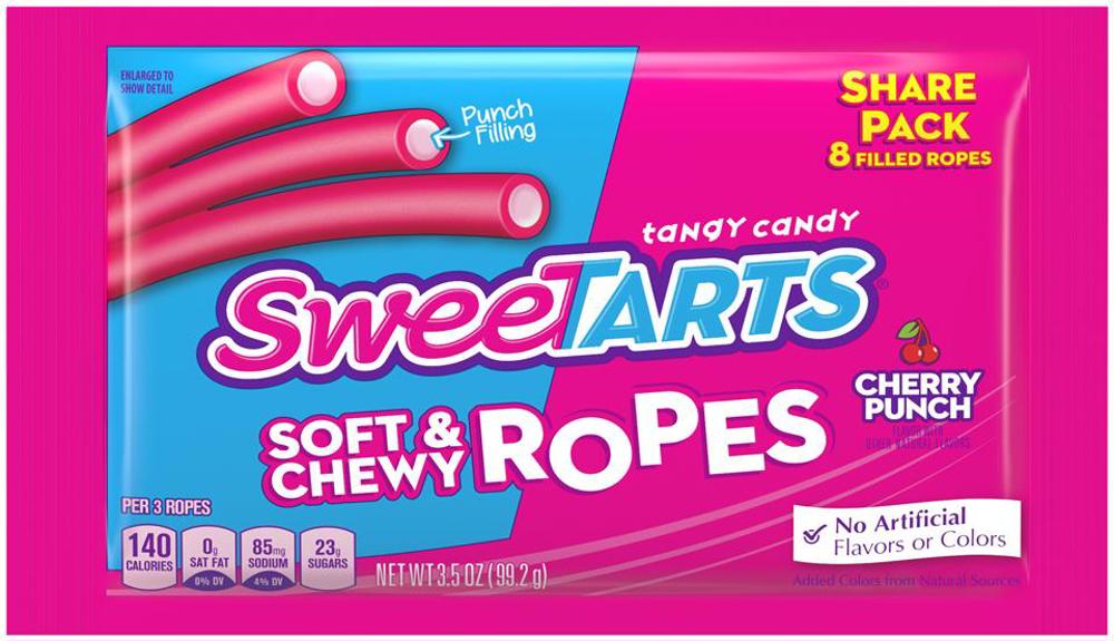 Nestle King Size Sweetarts Chewy Ropes 4/12ct 3.5oz