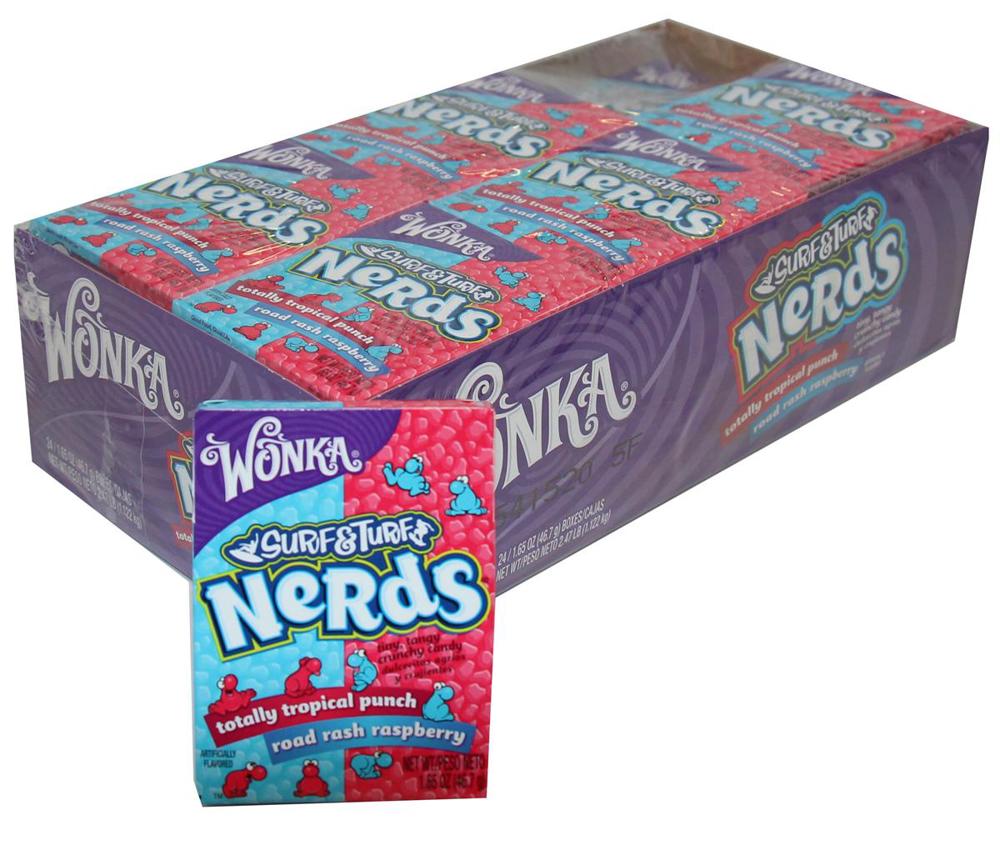 Nestle Nerds Surf&Turf Trop Punch/Rasp 12/24ct 1.65oz